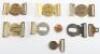 Grouping of British Victorian and Later Waistbelt Clasp Pieces - 2