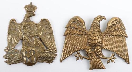 French 2nd Empire Shako Plate