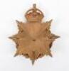 Post 1902 Bedfordshire Regiment Officers Home Service Pattern Helmet Plate - 4