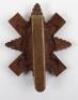 Rare Highland Cyclist Battalion Territorial Force Officers Cap Badge - 2
