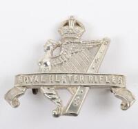 Rare Royal Ulster Rifles Officers Beret / Cap Badge