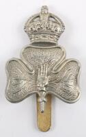 Scarce 14th (Young Citizens Volunteers) Battalion Royal Irish Rifles Cap Badge