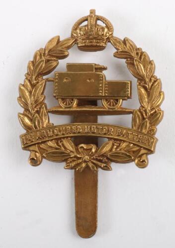 1st Armoured Motor Battery Cap Badge