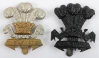 2x Scarce Variations of Leinster Regiment Cap Badges