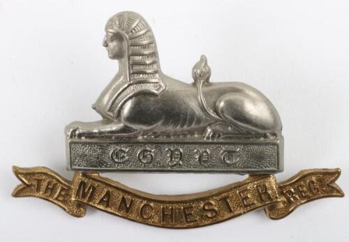 Victorian Manchester Regiment Warrant Officers Cap Badge