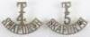 2x WW1 Seaforth Highlanders Territorial Shoulder Titles