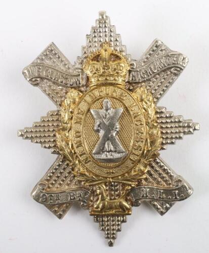 9th Battalion (The Glasgow Highlanders) Highland Light Infantry NCO&rsquo;s Glengarry Badge
