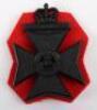 Rare EIIR Kings Royal Rifle Corps (K.R.R.C) Plastic Cap Badge