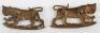 Pair of Early Pattern York & Lancaster Regiment Collar Badges - 2