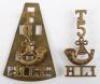 WW1 5th & 6th Territorial Battalions Highland Light Infantry Shoulder Titles