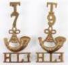 WW1 7th & 9th Territorial Battalions Highland Light Infantry Shoulder Titles - 2