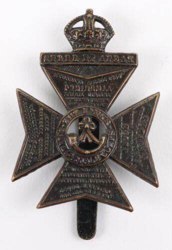 Edwardian Pattern Kings Royal Rifle Corps Headdress Badge