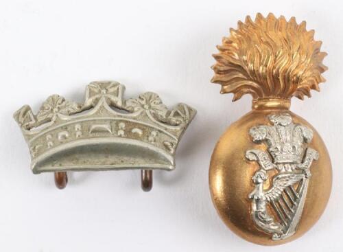Scarce Victorian / Edwardian Royal Irish Fusiliers Broderick Cap Badge