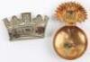 Scarce Victorian / Edwardian Royal Irish Fusiliers Broderick Cap Badge - 2