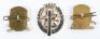Scarce York & Lancaster Anodised Aluminium Cap and Collar Badge Set - 2