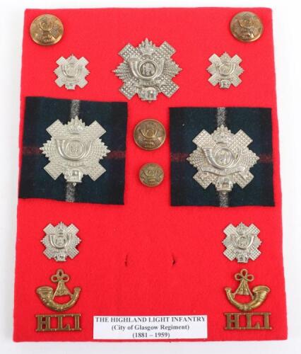 Highland Light Infantry Badge Grouping