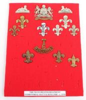 Territorial Battalions Manchester Regiment Badge and Insignia Grouping