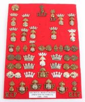 Selection of Badges of the Royal Irish Fusiliers