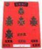 Badges and Insignia of the Kings Royal Rifle Corps
