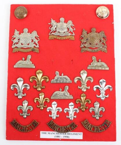 Selection of Badges and Insignia of the Manchester Regiment