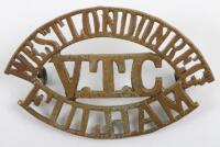 West London Regiment Fulham Volunteer Training Corps (V.T.C) Shoulder Title