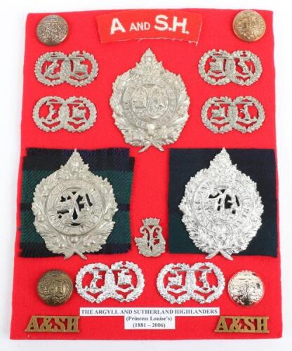 Badges and Insignia of the Argyll & Sutherland Highlanders