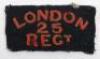 Rare WW1 25th (Cyclists) London Regiment Pagri Badge