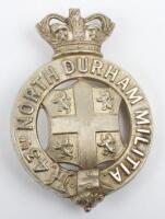 Victorian 43rd North Durham Militia Glengarry Badge