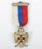 Hallmarked Silver Imperial Russian Red Cross Cased Fob Badge, - 2