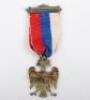 Hallmarked Silver Imperial Russian Red Cross Cased Fob Badge, - 4