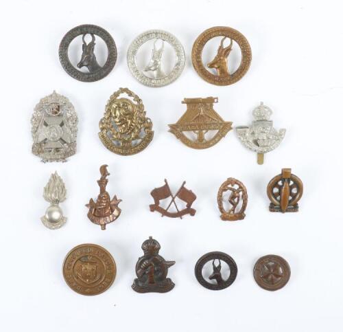 Grouping of South African Military Cap Badges