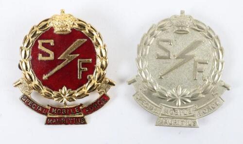 Rare Special Mobile Force Mauritius Cap Badge