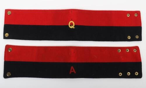 2x British Staff Armbands