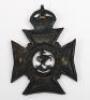 Post 1902 West Kent Rifles Other Ranks Helmet Plate - 2