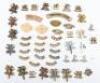 Large Grouping of East Kent Regiment (The Buffs) and Queens Own Buffs Regimental Badges - 2