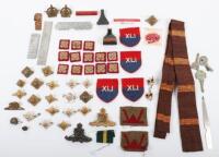 Royal Artillery Officers Badge and Insignia Grouping