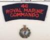 46 Royal Marine Commando Cloth Insignia Grouping - 4