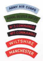Grouping of Cloth Shoulder Titles
