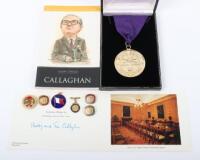 Interesting Grouping of Trade Union Badges of Former British Labour Prime Minister James Callaghan