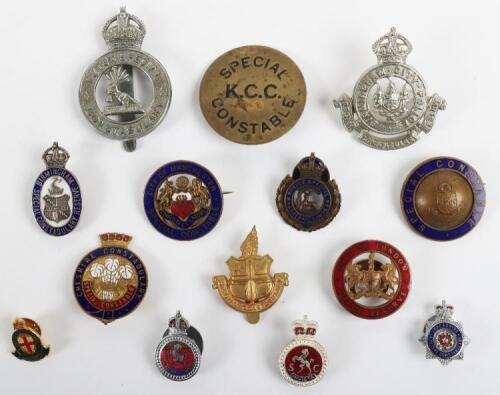 Fourteen Special Constabulary Badges