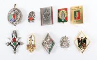 Grouping of French Foreign Legion and Military Badges