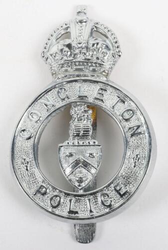 Scarce Congleton Police Cap Badge Kings crown