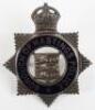 Scarce Borough of Hasting Police Senior Officers Kings Crown Silver Cap badge