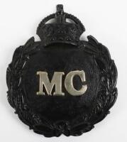 Monmouthshire Constabulary King Crown Helmet Plate