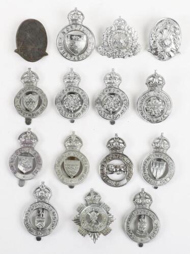 Fifteen Kings Crown Police Cap Badges