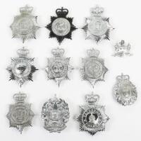 Obsolete Queens Crown Chrome Police Helmet Plates