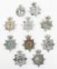 Ten Obsolete Queens Crown Police Helmet Plates - 3