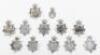 Twelve Obsolete Queens Crown Police Helmet Plates - 3