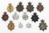 Eight Obsolete Queens Crown Police Night Helmet Plates - 2
