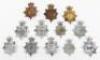 Twelve Obsolete Queens Crown Police Helmet Plates - 2